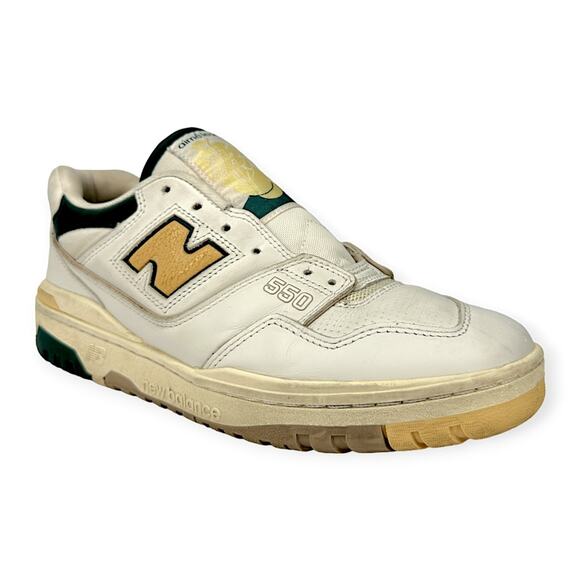 New Balance | M 9.5 / W 11 | NB 550 Aime Leon Dore White/Natural-Green BB550A2 main image 12